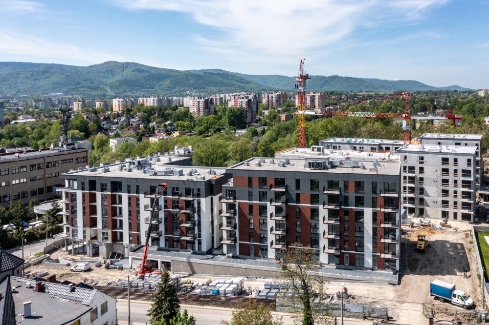 Postęp prac na budowie Apartamenty Stary Browar - etap I